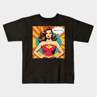 Pop Supergirl Kids T-Shirt